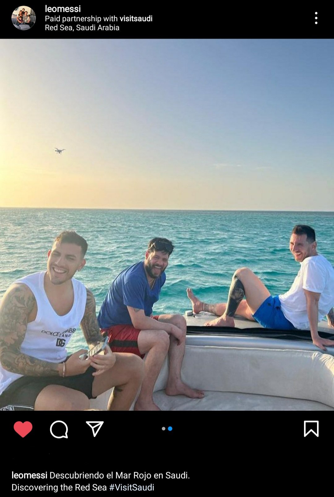 لیونل مسی، سفیر صنعت گردشگری عربستان 2