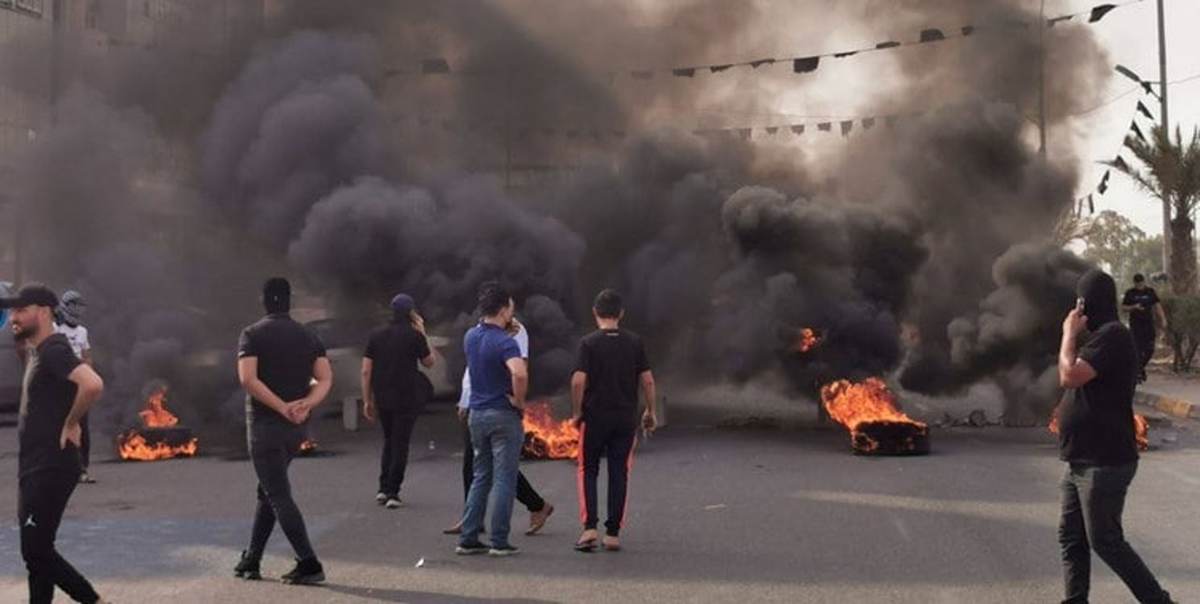 جنگ تمام عیار در بصره | درگیری میان طرفداران صدر بالا گرفت + ویدئو