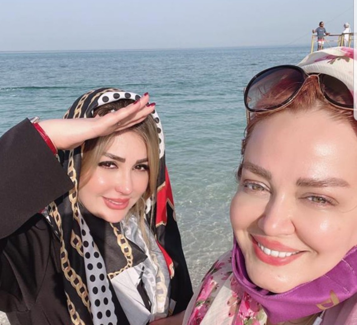 پایان شایعات جدایی نیوشا ضیغمی از همسرش + ویدئو